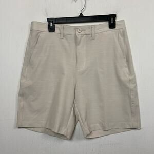 Apt. 9 Men's Premier Flex Performance Beige 8" Inseam Golf Shorts Size 33 NWT